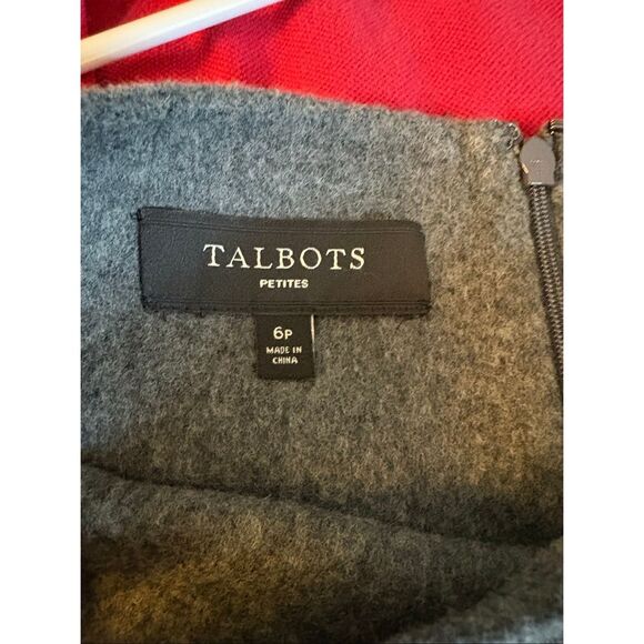 Talbots Charcoal Gray Wool Midi Skirt. Size 6P - Picture 2 of 6